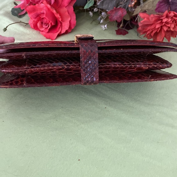 Vintage genuine python skin bag. - Picture 5 of 16